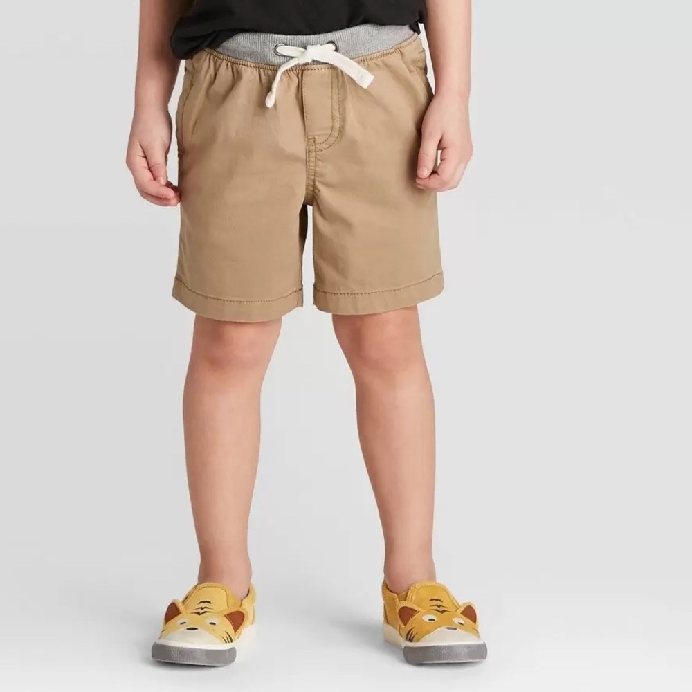Toddler Boys' Chino Shorts - Cat & Jack Tan 5T